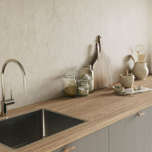 Plan de travail en bois - FINTOP SQ - FINSA - stratifié / de cuisine / couleur personnalisable