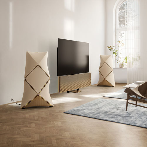Enceinte sur pied - BEOLAB 90 - BANG & OLUFSEN - sans fil / active / omnidirectionnelle