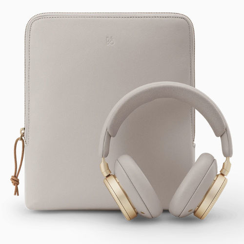 Enceinte résidentielle - BEOPLAY H100 - BANG & OLUFSEN - intérieure / en cuir / orange