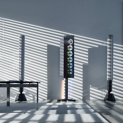 Enceinte sur pied - BEOSYSTEM 9000C - BANG & OLUFSEN - pour lecteur MP3 / résidentielle / d'intérieur