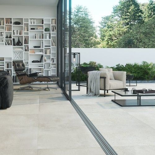 Carrelage en grès cérame - CONCRETO - JOHNSON TILES - mat / finition naturelle / d'extérieur