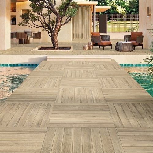 Carrelage en grès cérame - DECK - JOHNSON TILES - structure / strié / nervuré