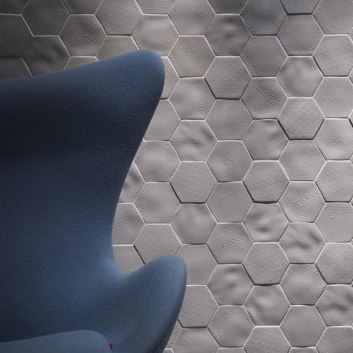 Carrelage en porcelaine - ABSOLUTE : SELENE - JOHNSON TILES - à relief / d'intérieur / mural