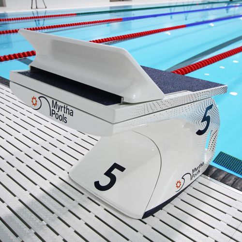 Plot de départ de piscine - Track Start Racing Pro - Myrtha Pools - en fibre de verre