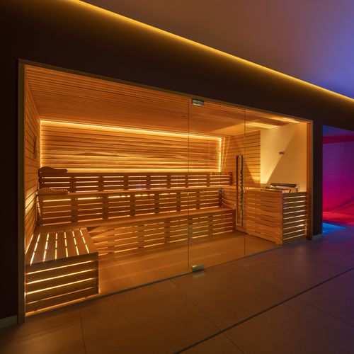 Sauna finlandais - Myrtha Pools - pour centre de bien-être / pour hôtel / en bois