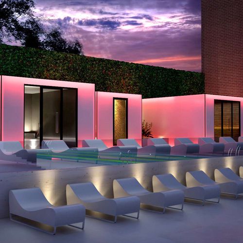Spa hors-sol - YouCube - Myrtha Pools - rectangulaire / multiplace / d'extérieur