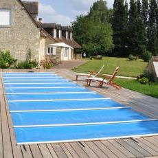 Couverture de piscine à barres - Mondial Piscines - manuelle / de sécurité / d'hiver