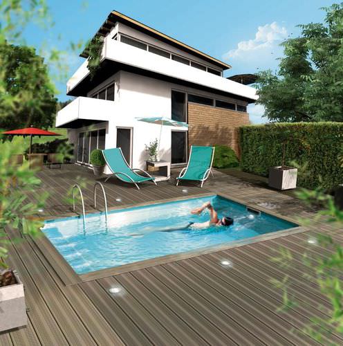 Piscine en blocs à bancher en polymère - MINI'Ô - Mondial Piscines - d'extérieur / enterrée / en béton