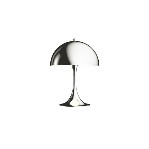 Lampe de table - PANTHELLA MINI TABLE CHROME - Louis Poulsen - en métal chromé / en acrylique / en ABS