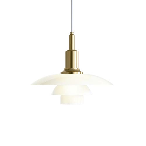Suspension - PH 3/2 - Louis Poulsen - en laiton / en verre / contemporaine