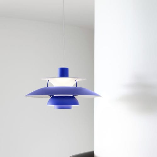 Suspension - PH 5 MONOCHROME - Louis Poulsen - en aluminium laqué / contemporaine / d'intérieur