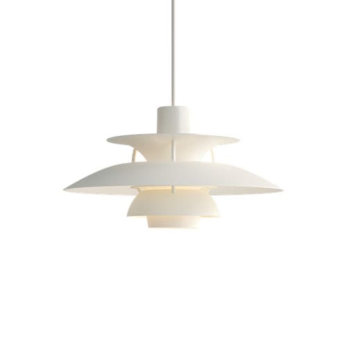 Suspension - PH 5 MINI MONOCHROME - Louis Poulsen - en aluminium / contemporaine / d'intérieur