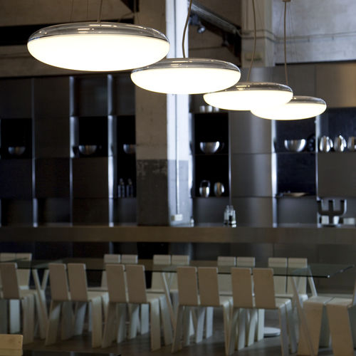 Suspension - SILVERBACK - Louis Poulsen - en acier / en aluminium laqué / contemporaine