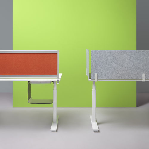 Panneau acoustique sur bureau - SEP/FA + /FP - PLANNING SISPLAMO - en fibre de polyester / rectangulaire / lisse