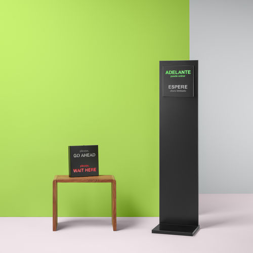 Totem signalétique - EP/TCA, EP/SCA - PLANNING SISPLAMO - à LED / électronique