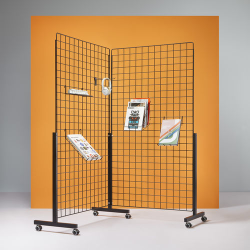 Porte-brochures en métal - 880 - PLANNING SISPLAMO - à roulettes
