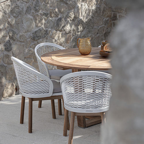 Chaise contemporaine - CYRANO  - Atmosphera - d'extérieur / d'intérieur / en tissu