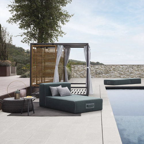 Lit de jardin à baldaquin - ALCOVA - Atmosphera - double / contemporain / inclinable