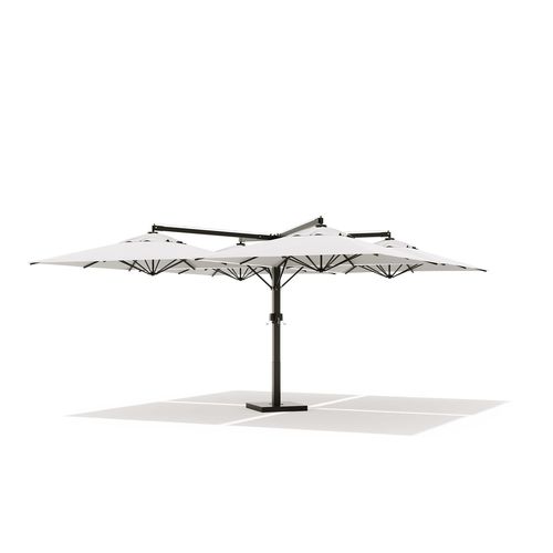 Parasol à mât central - GALAXY - Atmosphera - en tissu acrylique / en aluminium / en acier