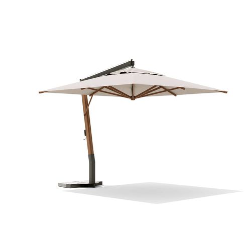 Parasol déporté - RIVER LUX - Atmosphera - en tissu acrylique / en aluminium / en acier