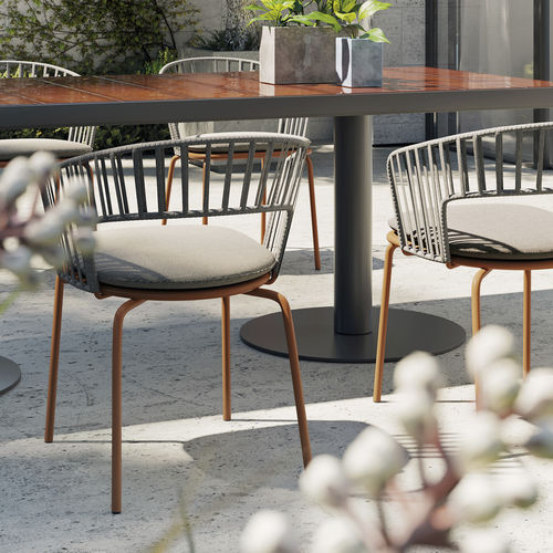 Chaise contemporaine - Onda - Atmosphera - d'extérieur / en tissu / en corde