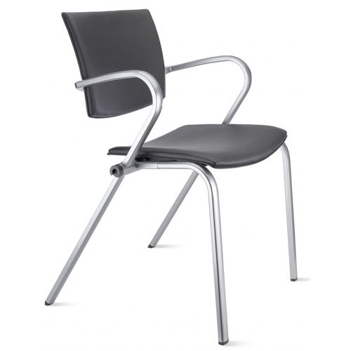 Chaise de conférence contemporaine - DELTA PLUS 430 - Figueras International Seating - d'intérieur / en tissu / en cuir
