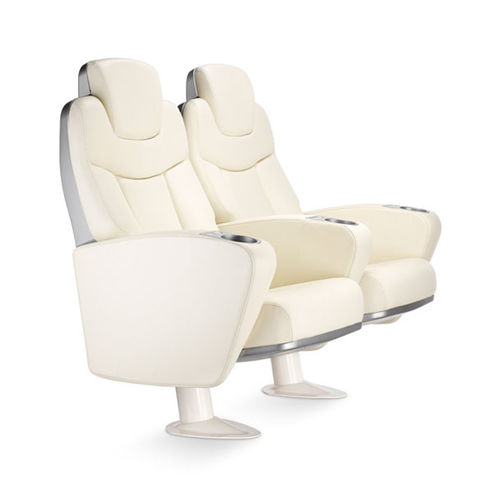 Fauteuil de cinéma en cuir - SMART FIX 13010 - Figueras International Seating - en mousse de polyuréthane / en polypropylène / pour théâtre