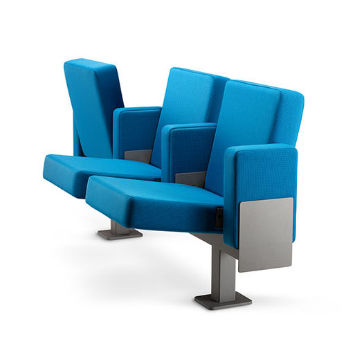 Fauteuil d'auditorium contemporain - BESPOKE - Figueras International Seating - en mousse / en acier / pliant