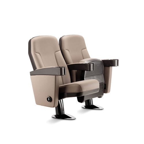 Fauteuil de cinéma en métal - TOP 5043 - Figueras International Seating - en mousse de polyuréthane / en polypropylène / pour théâtre