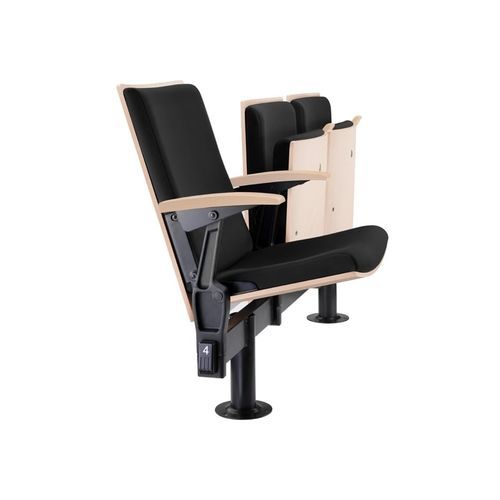 Fauteuil d'auditorium contemporain - MINISPACE 5071 - Figueras International Seating - en mousse de polyuréthane / en hêtre / pliant