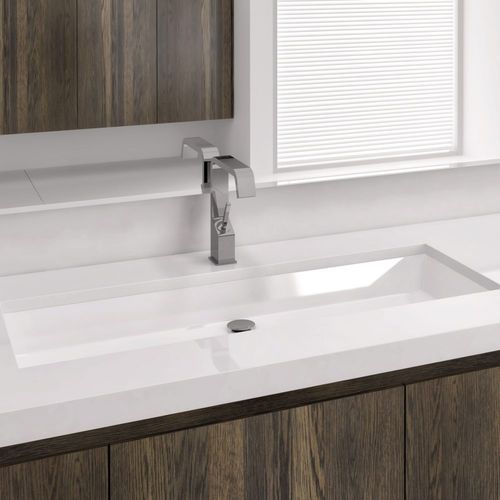 Vasque sous plan - VC 836U - WETSTYLE - en composite / en quartz / rectangulaire