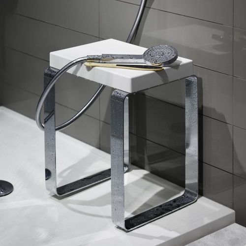 Banc contemporain - CUBE - WETSTYLE - en inox / en polyuréthane / en caoutchouc