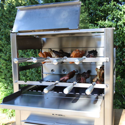 Barbecue à charbon - CM 9 BRASA - ELANGRILL - professionnel / à poser / en inox