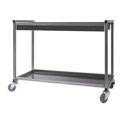 Chariot de service - STAND WITH TRAYS - ELANGRILL - pour cuisine professionnelle / en acier inoxydable