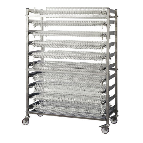 Chariot de service - TRAY FOR SPITS AND SPINNING GRILLS - ELANGRILL - pour cuisine professionnelle / en acier inoxydable