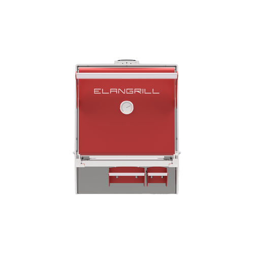 Four professionnel - BRACE FB 500 - ELANGRILL - à charbon / noir / rouge