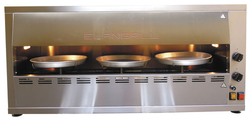 Four à pizza professionnel - PRG-3 - ELANGRILL - à gaz / pose libre / 3 chambres