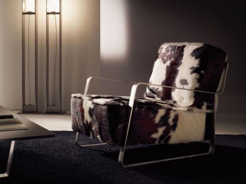 Fauteuil contemporain - FUJIYAMA - ORSENIGO - en cuir