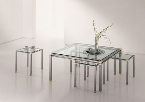 Table basse classique - ELODEA - ORSENIGO - en verre / rectangulaire / carrée