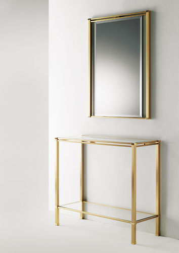 Console classique - ELODEA - ORSENIGO - en verre / rectangulaire / résidentielle
