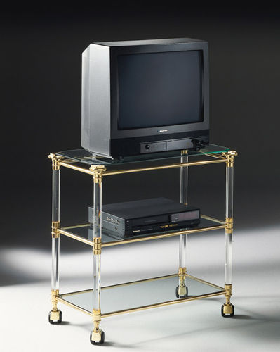 Meuble de télévision contemporain - ROMANA - ORSENIGO - à roulettes / en métal / non spécifié
