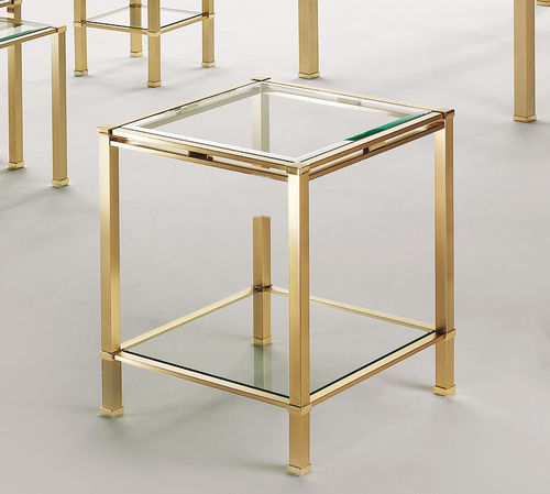 Table d'appoint classique - ELODEA - ORSENIGO - en verre / carrée / résidentielle