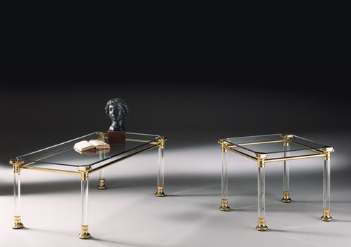 Table d'appoint classique - ROMANA - ORSENIGO - en verre / rectangulaire / résidentielle
