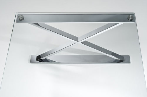 Table basse contemporaine - ICS - ORSENIGO - en verre / rectangulaire / résidentielle
