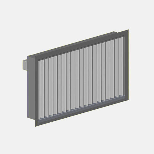 Grille de ventilation en aluminium - USL - HALTON - rectangulaire / chauffante