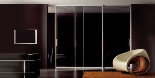 Porte d'intérieur - LUNA - Res Italia - en aluminium / battante / coulissante