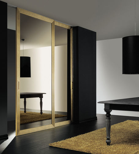 Porte d'intérieur - DEC&Ograve; - Res Italia - en bois / battante / coulissante