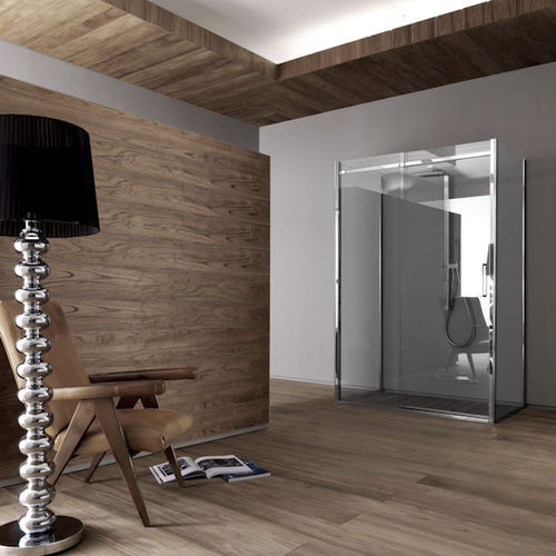 Paroi de douche coulissante - DUNA: M1 MISTRAL - Bianchi & Fontana - en verre trempé