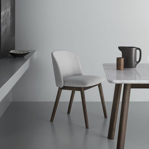 Chaise contemporaine - AVANA - md house - d'intérieur / en tissu / avec piètement en bois