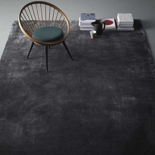 Tapis contemporain - md house - uni / en velours / en bambou
